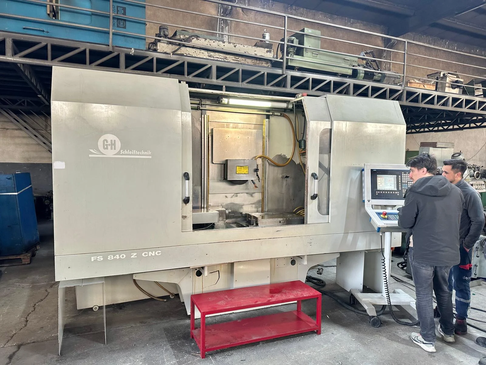 Geibel & Hotz FS 840 Z — rzeczywista maszyna o obszarze 800×400 mm